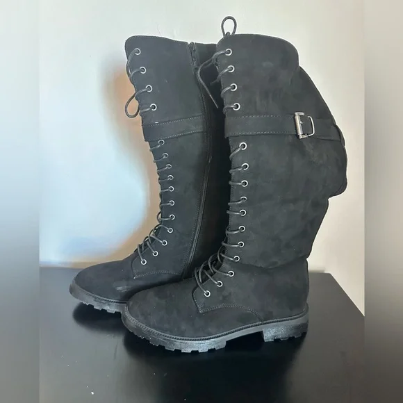 JustFab Shoes Womens Knee High Boots Poshmark